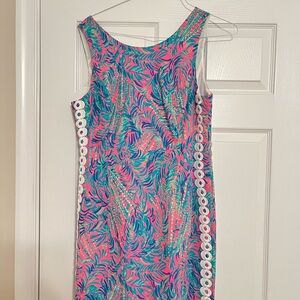 Lilly Pulitzer Mila Shift in Pink Sunset Coco Breeze
